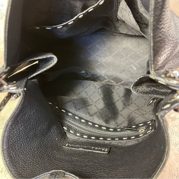 BCBGMaxAzria Genuine Pebble Leather Shoulder Bag - Picture 9 of 15